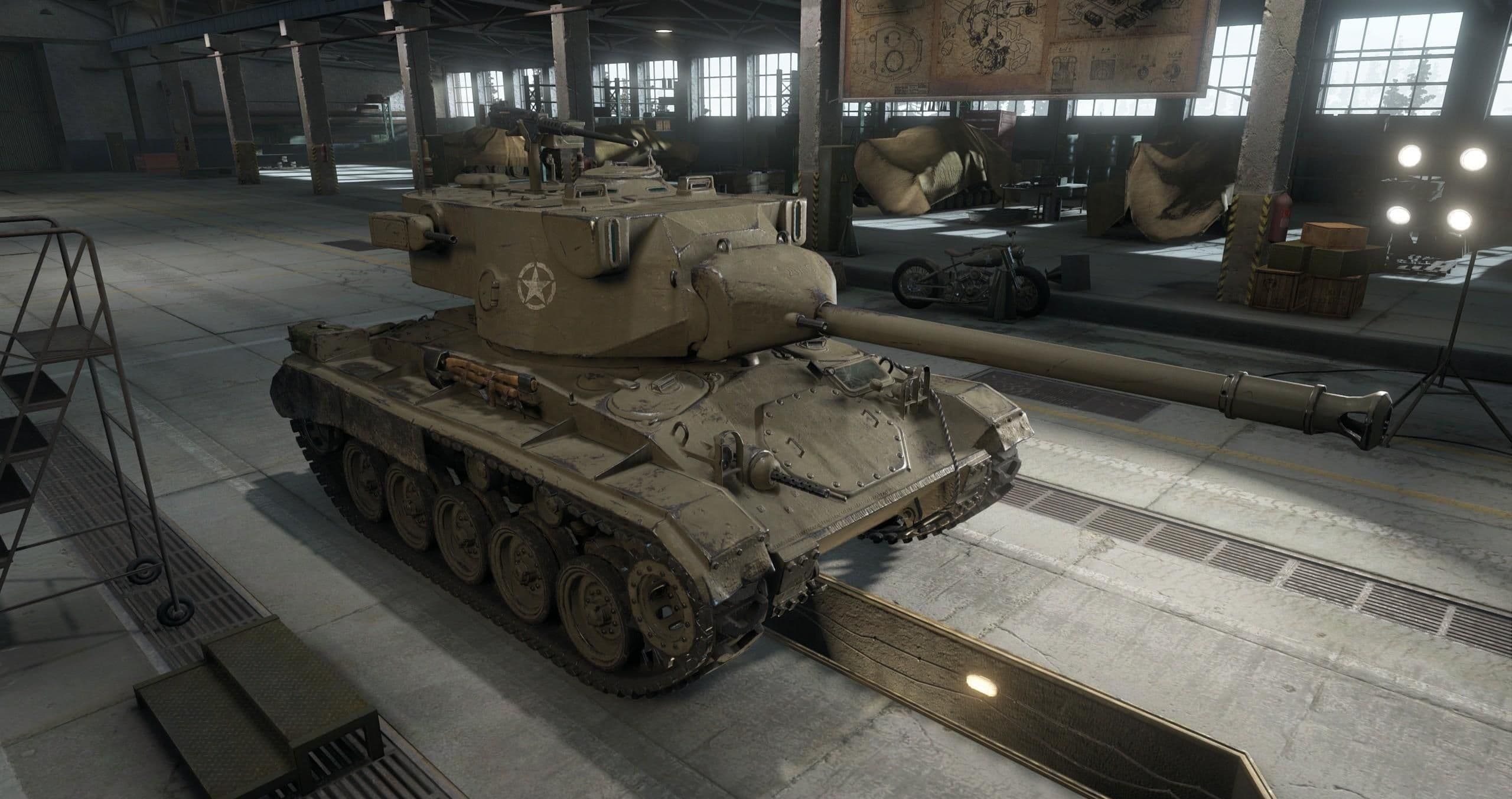 Купить Премиум Танк M24E2 Super Chaffee для Мир Танков